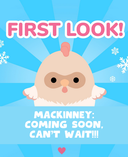 Mackinney the Chicken Squishmallow Coming Soon