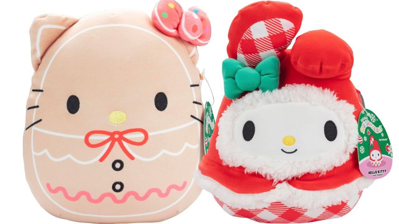 The super sweet friends, Hello Kitty Gingerbread and My Melody Santa