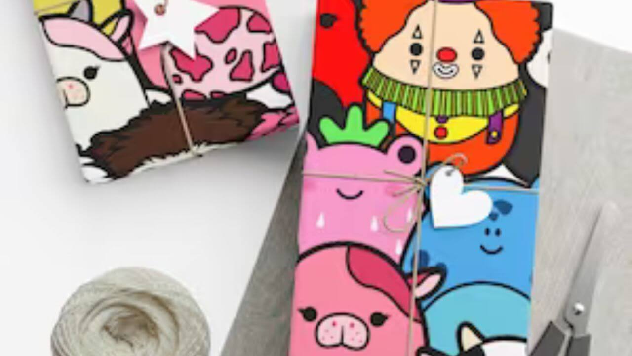 Squishmallow Wrapping Paper