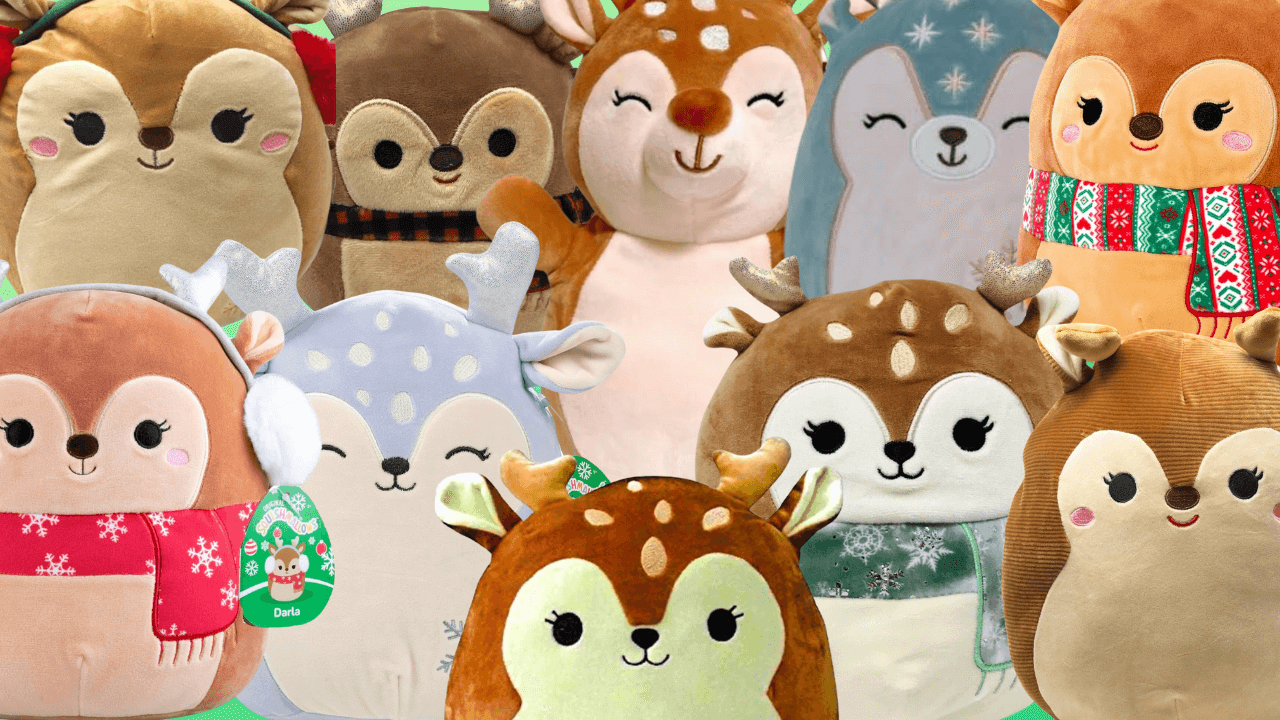 Reindeer Squishmallow Gang