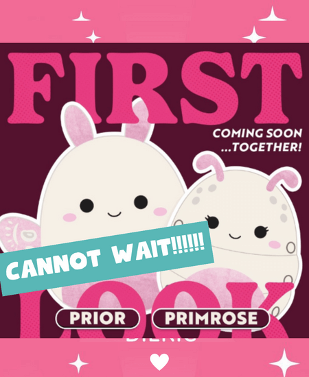 New Squishmallows Prior and Primrose Duo coming out soon