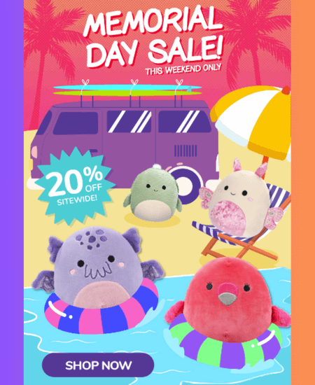 Jazwares Squishamallow Sale Flyer 2024 MDW